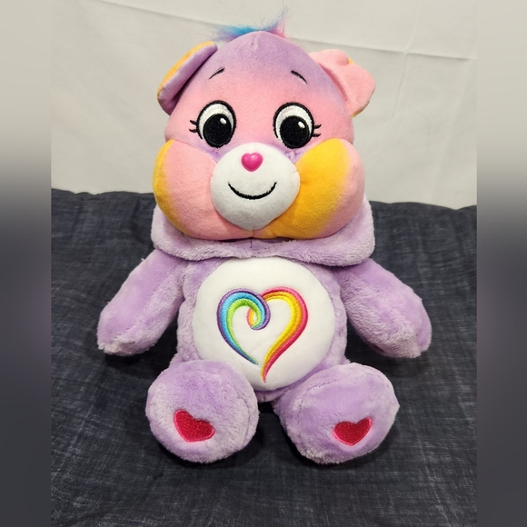 12.5" Togetherness Care Bears Plushie With Magic Pegasus Hoodie - Picture 2 of 9